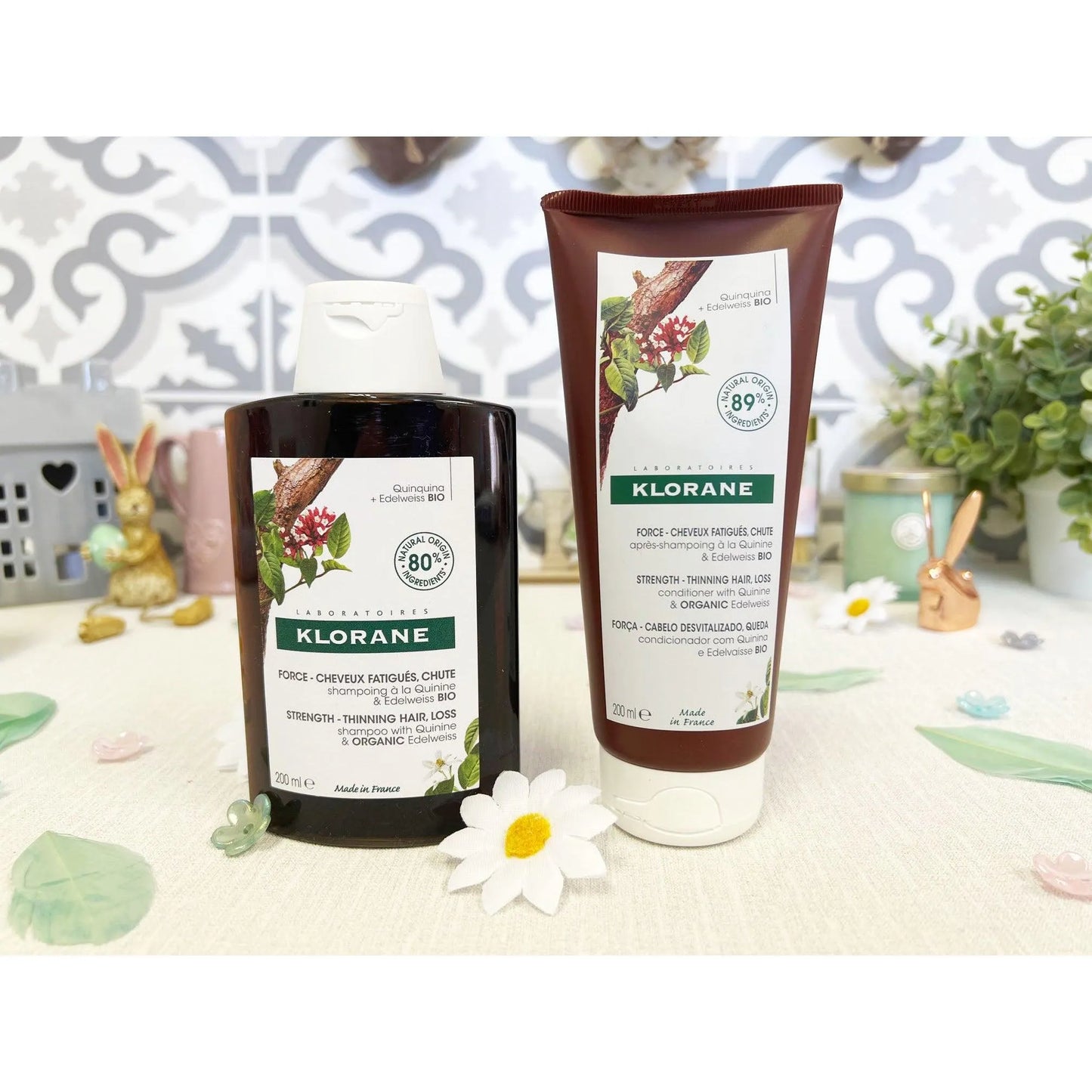 Klorane - Strengthening-Thinning Hair Shampoo with Quinine - GOLDFARMACI