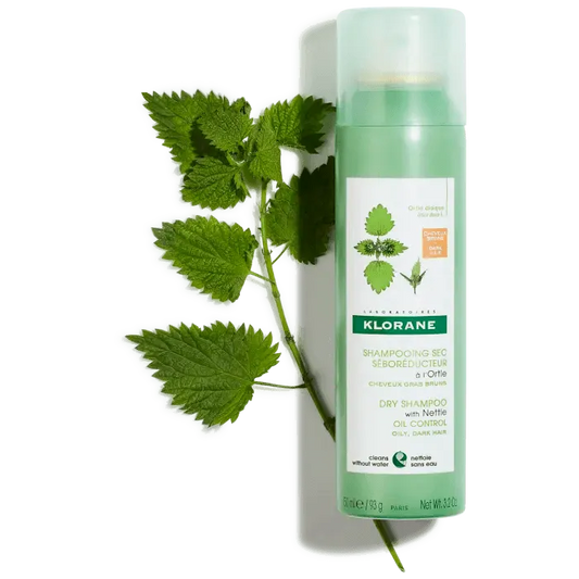 Klorane - Dry Shampoo with Nettle - Tinted - GOLDFARMACI