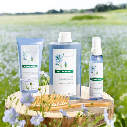 Klorane - Volumising Conditioner with Organic Flax - GOLDFARMACI