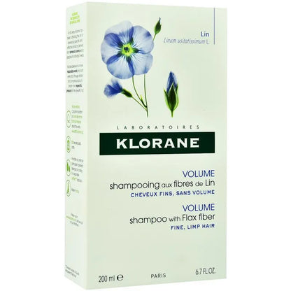 Klorane - Volumising Shampoo with Organic Flax - GOLDFARMACI