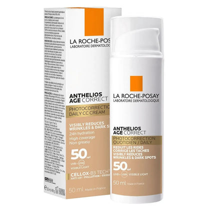 La Roche-Posay - Anthelios Age Correct Tinted SPF50 - GOLDFARMACI