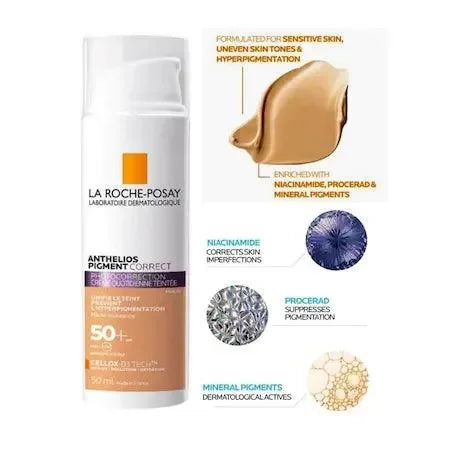 La Roche-Posay - Anthelios Pigment Correct SPF50 - GOLDFARMACI