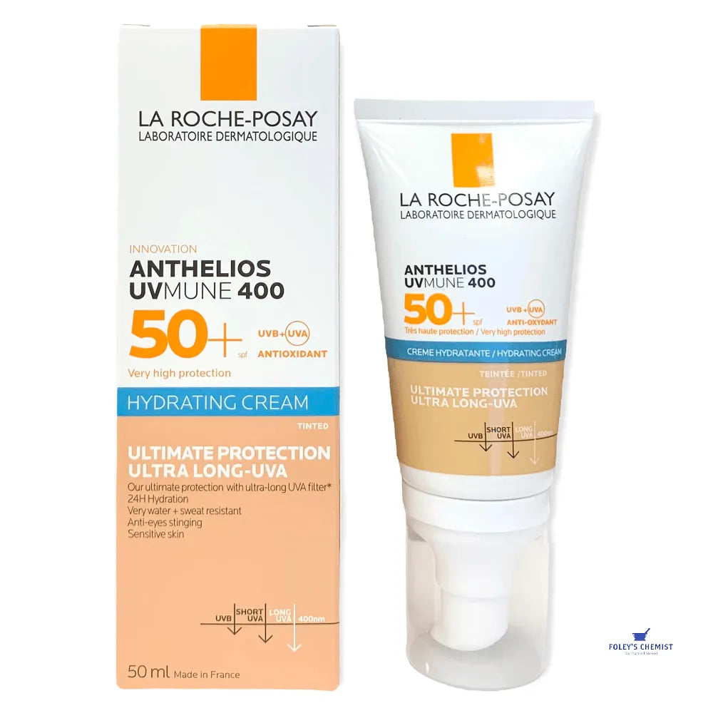 La Roche-Posay - Anthelios SPF50+ Tinted Hydrating Cream - GOLDFARMACI