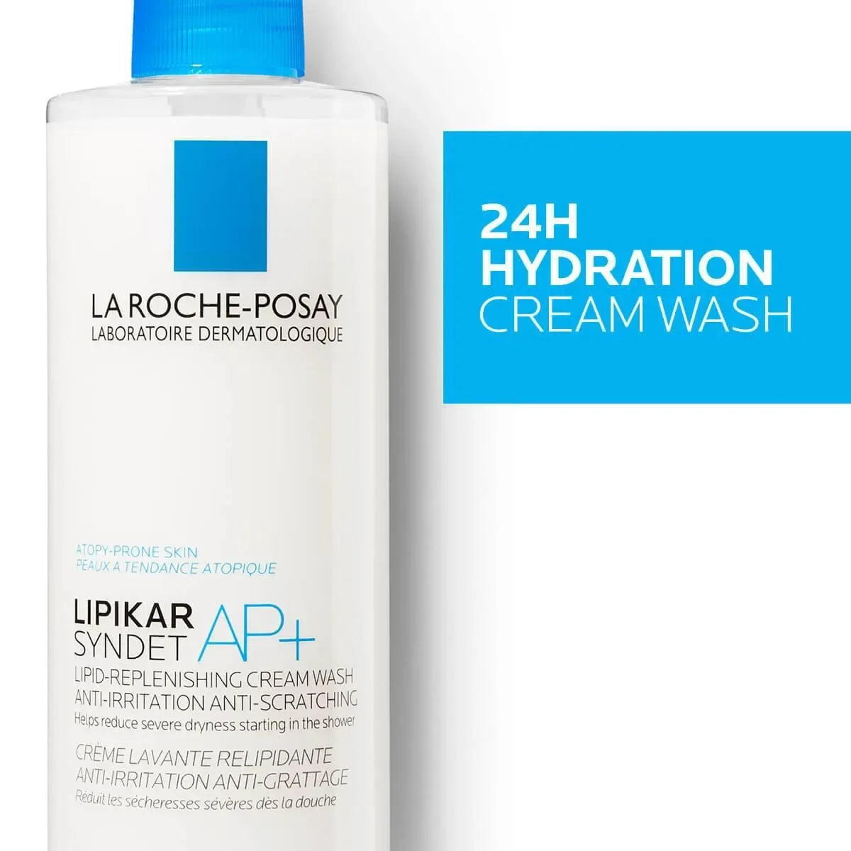 La Roche-Posay Lipikar Syndet AP+ cream wash for dry skin, featured by Goldfarmaci pharmacy