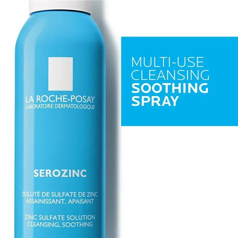 La Roche-Posay Serozinc zinc sulfate multi-use cleansing soothing spray bottle