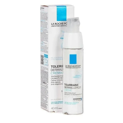 La Roche-Posay Toleriane Dermallergo Cream 40ml bottle and box on white background, Goldfarmaci skincare