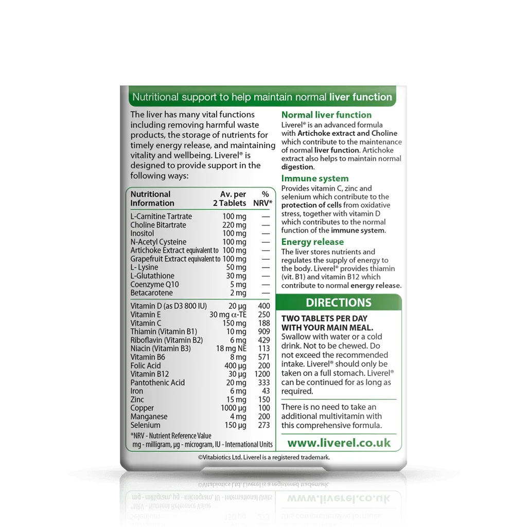 Vitabiotics - Liverel - GOLDFARMACI