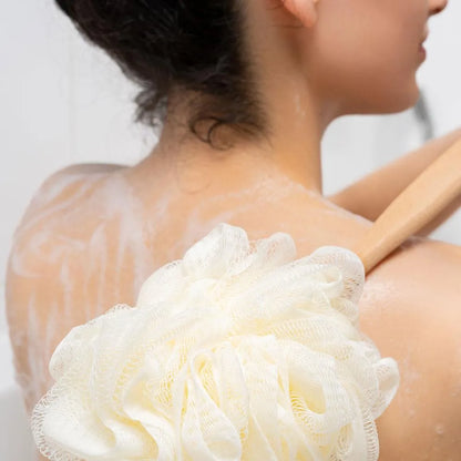 So-Eco - Long Handle Shower Pouf - GOLDFARMACI