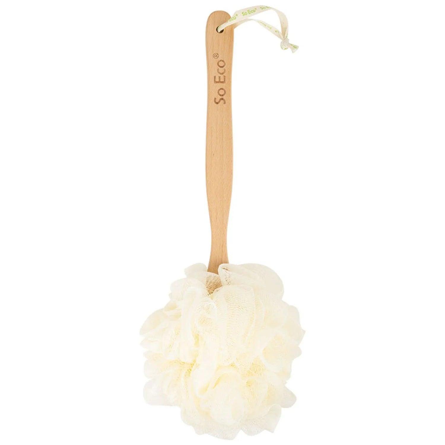 So-Eco - Long Handle Shower Pouf - GOLDFARMACI