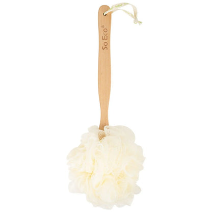 So-Eco - Long Handle Shower Pouf - GOLDFARMACI
