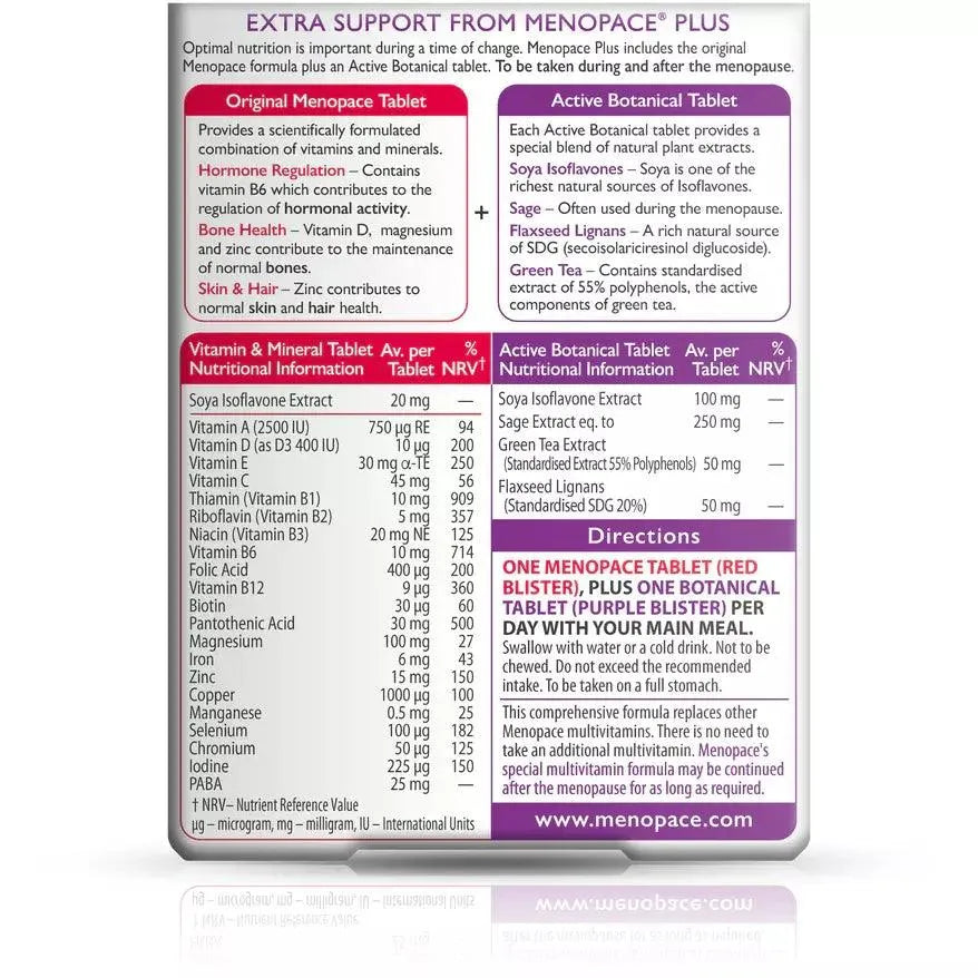 Vitabiotics - Menopace Plus - GOLDFARMACI