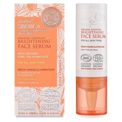 Natura Siberica - Brightening Face Serum for all skin types - GOLDFARMACI