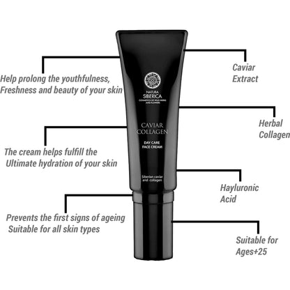 Natura Siberica - Caviar Collagen Day face cream - GOLDFARMACI