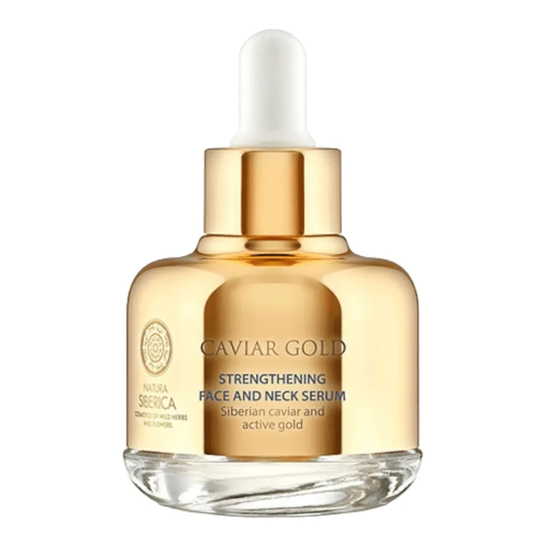 Natura Siberica - Caviar Gold Strengthening face and neck serum - GOLDFARMACI
