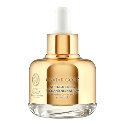Natura Siberica - Caviar Gold Strengthening face and neck serum - GOLDFARMACI