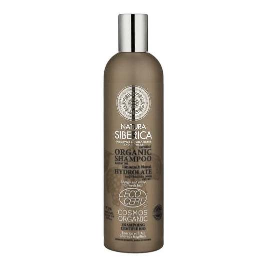Natura Siberica - Certified organic shampoo. Energy and Shine Shampoo for weak hair - GOLDFARMACI
