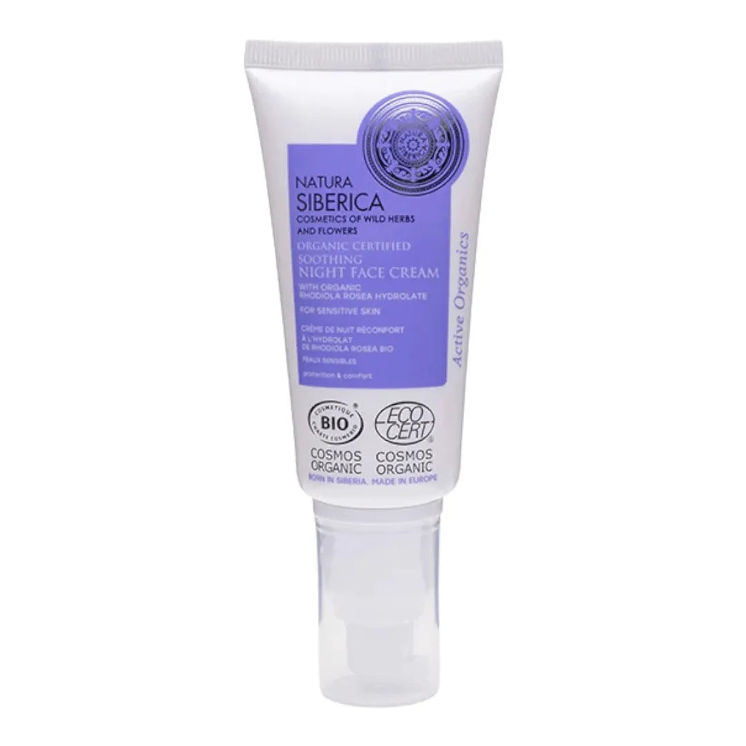 Natura Siberica - Night Face Cream for sensitive skin - GOLDFARMACI