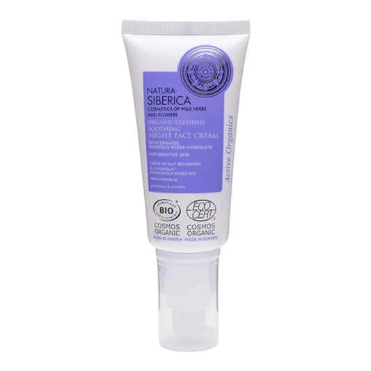 Natura Siberica - Night Face Cream for sensitive skin - GOLDFARMACI