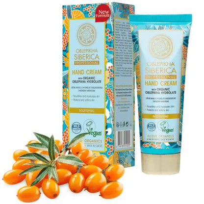 Natura Siberica - Oblepikha Hand Cream Nourishing and Moisturizing - GOLDFARMACI