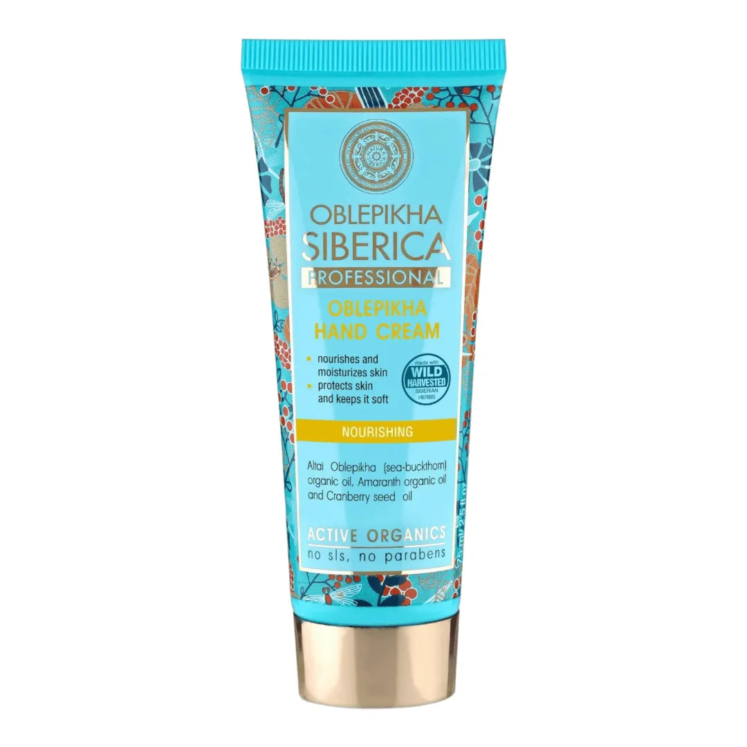 Natura Siberica - Oblepikha Hand Cream Nourishing and Moisturizing - GOLDFARMACI
