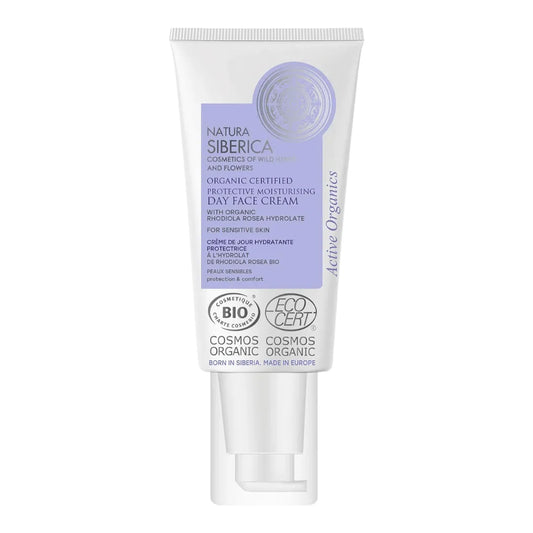Natura Siberica - Organic Certified Protective Moisturising Day Face Cream for sensitive skin - GOLDFARMACI
