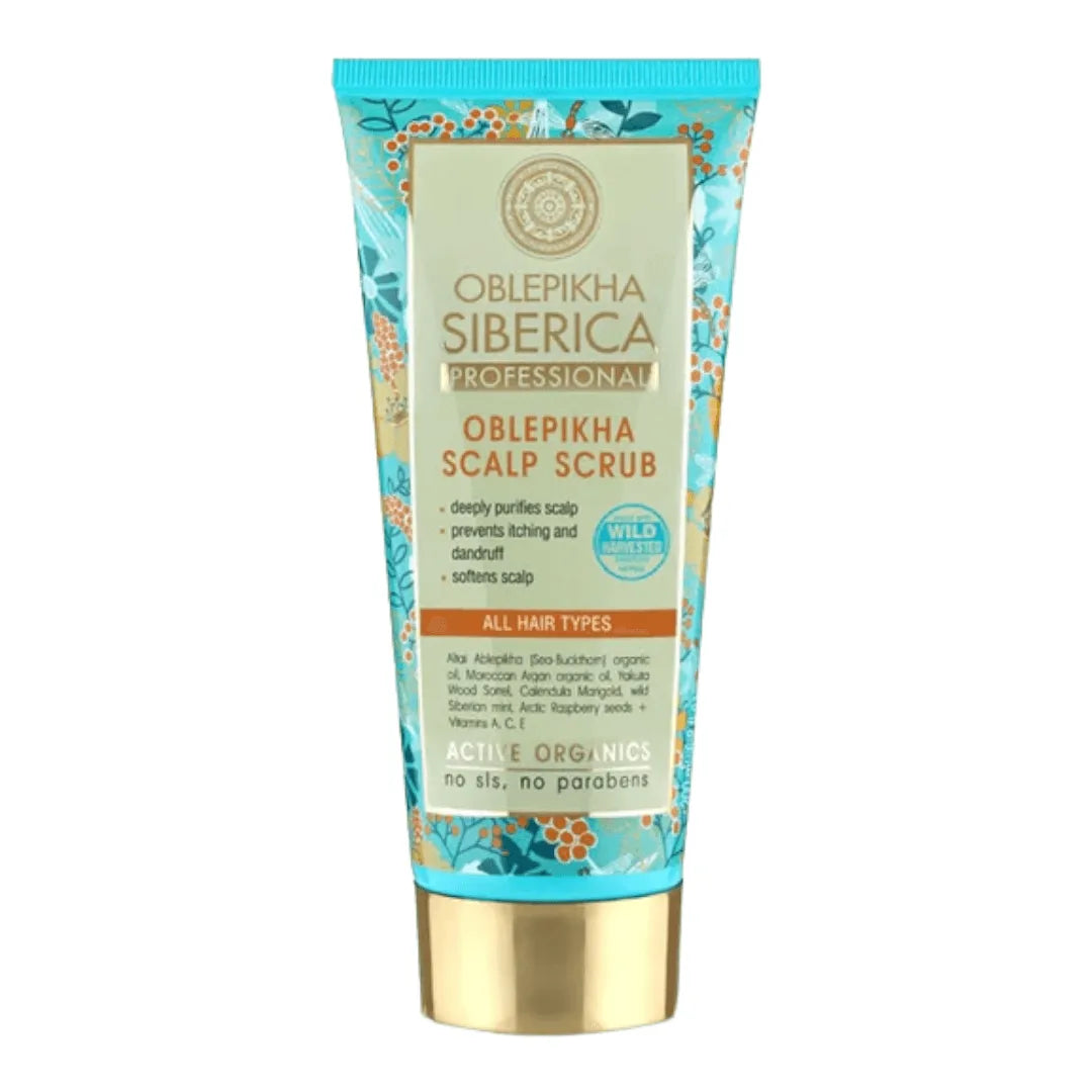 Natura Siberica - Scalp Scrub with Organic Oblepikha Hydrolate - GOLDFARMACI