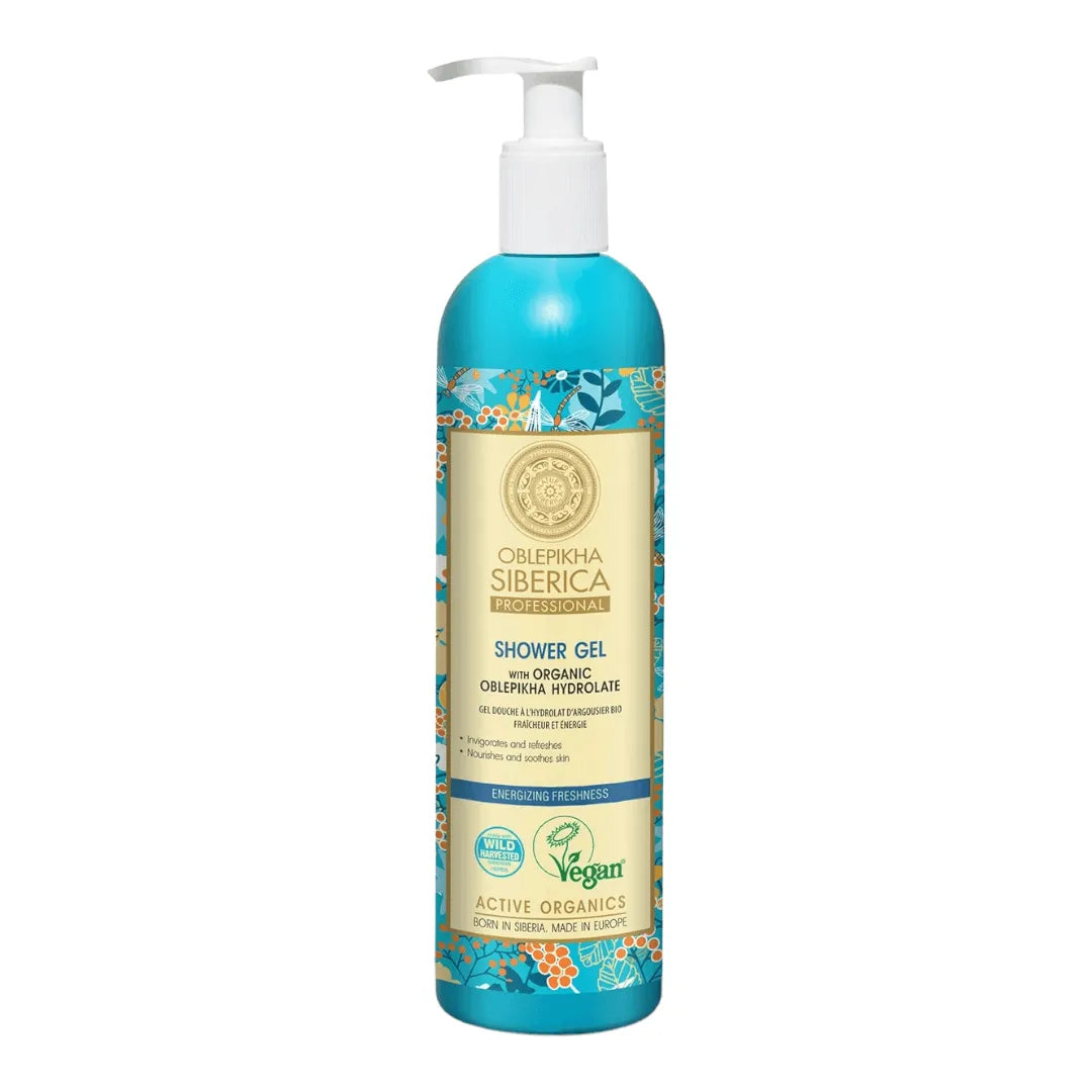 Natura Siberica - Shower Gel with Organic Oblepikha Hydrolate Energizing Freshness - GOLDFARMACI