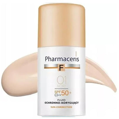 Pharmaceris - F-Line - Protective-Corrective Fluid Foundation - SPF50+ - GOLDFARMACI