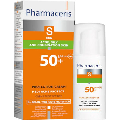 Pharmaceris - S-Line - Medi Acne Protect SPF50+ - GOLDFARMACI