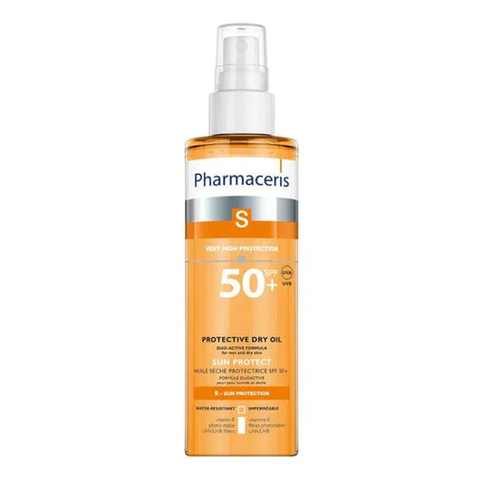 Pharmaceris - S-Line - Protective Dry Oil Vit E Duo-Active SPF50+ - GOLDFARMACI