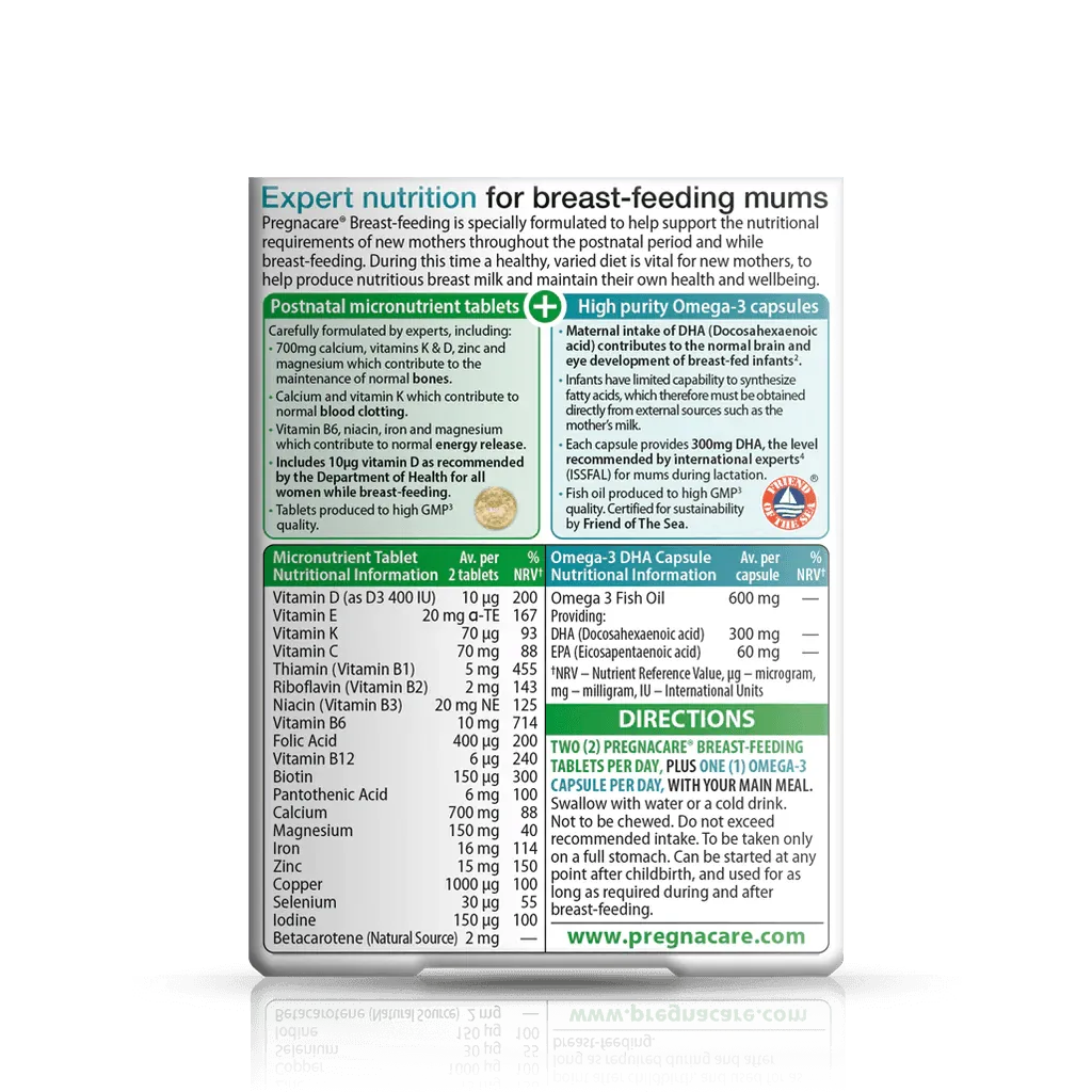 Vitabiotics - Pregnacare Breast-feeding - GOLDFARMACI