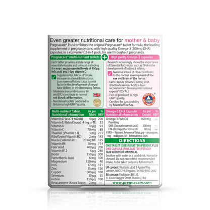 Vitabiotics - Pregnacare Plus Omega 3 x56tabs - GOLDFARMACI