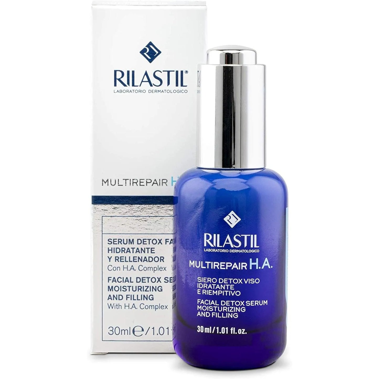 Rilastil - Multirepair H.A Facial Detox Serum - GOLDFARMACI