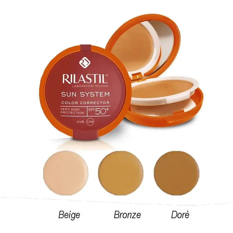 Rilastil - Sun System Compact Uniforming Cream SPF50+ - GOLDFARMACI