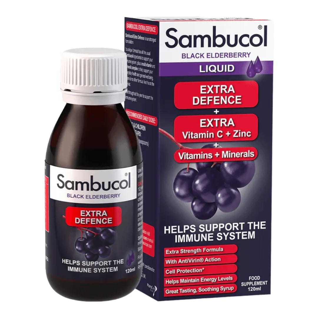 Sambucol - Liquid Extra Defence 120ml - GOLDFARMACI