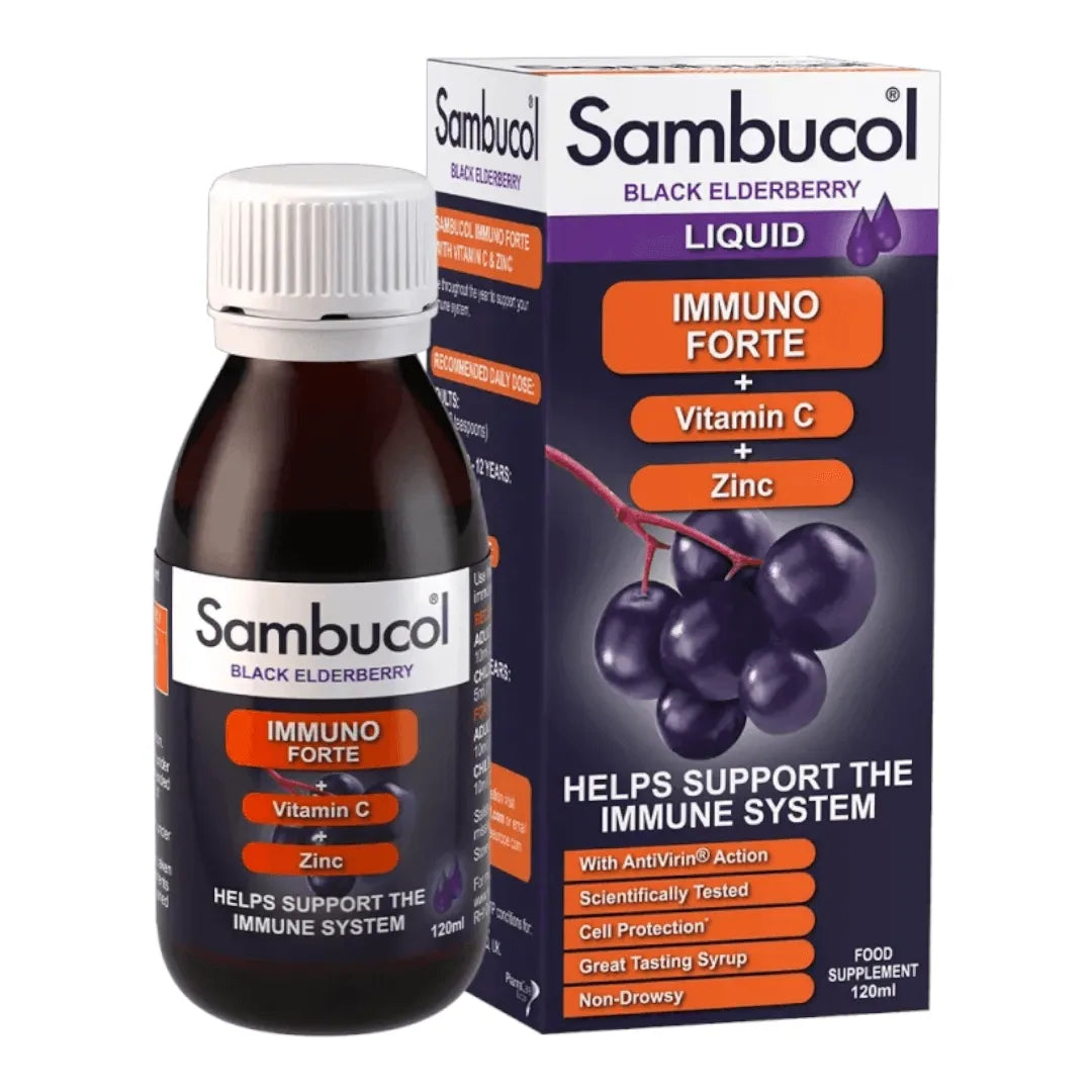 Sambucol - Liquid Immuno Forte 120ml - GOLDFARMACI