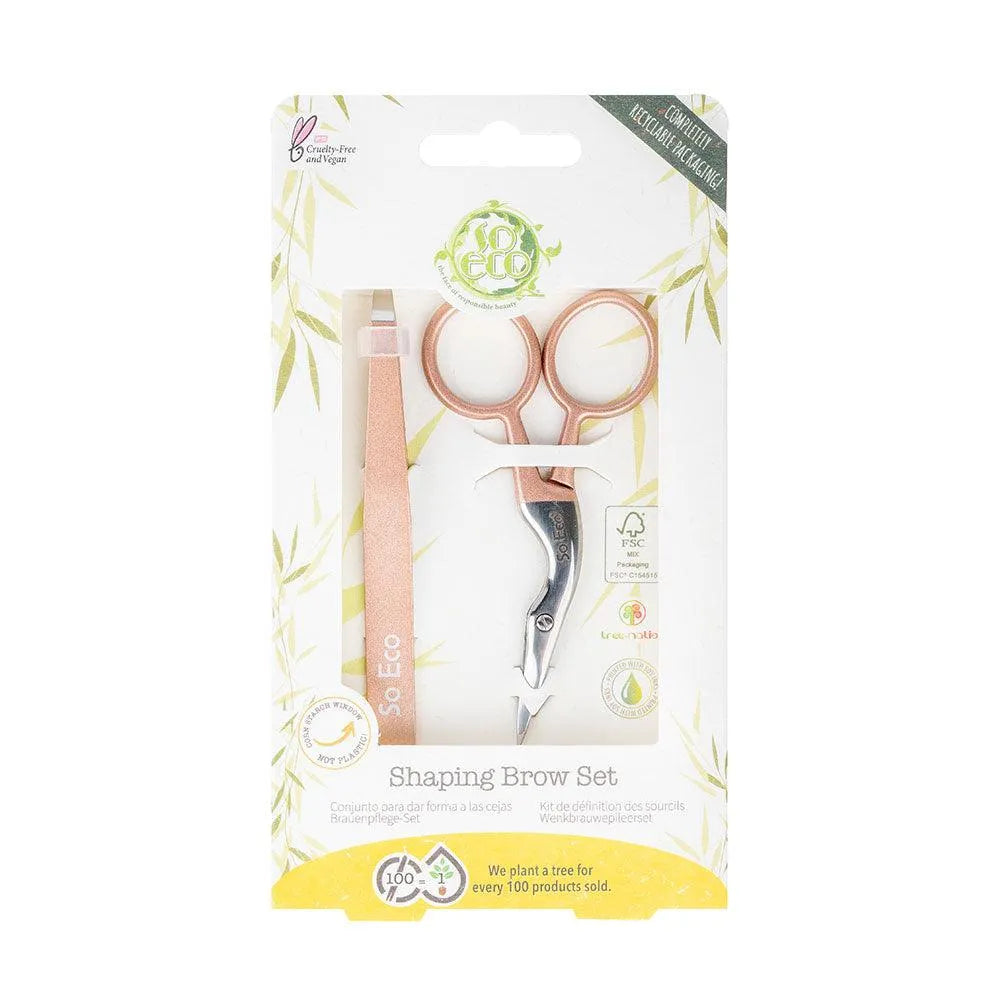 So-Eco - Shaping Brow Scissor & Tweezer - GOLDFARMACI