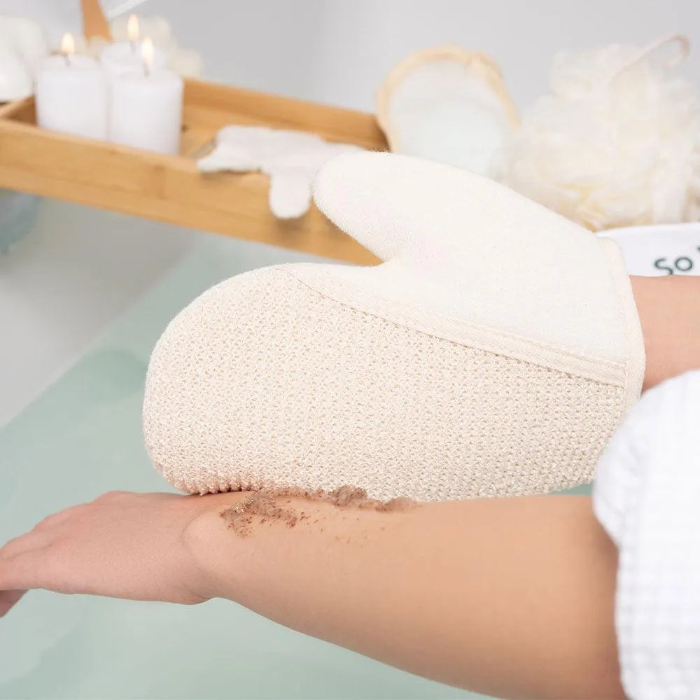 So-Eco - 2-1 Exfoliating Glove: Dual-Sided Exfoliation & Smoothing - GOLDFARMACI