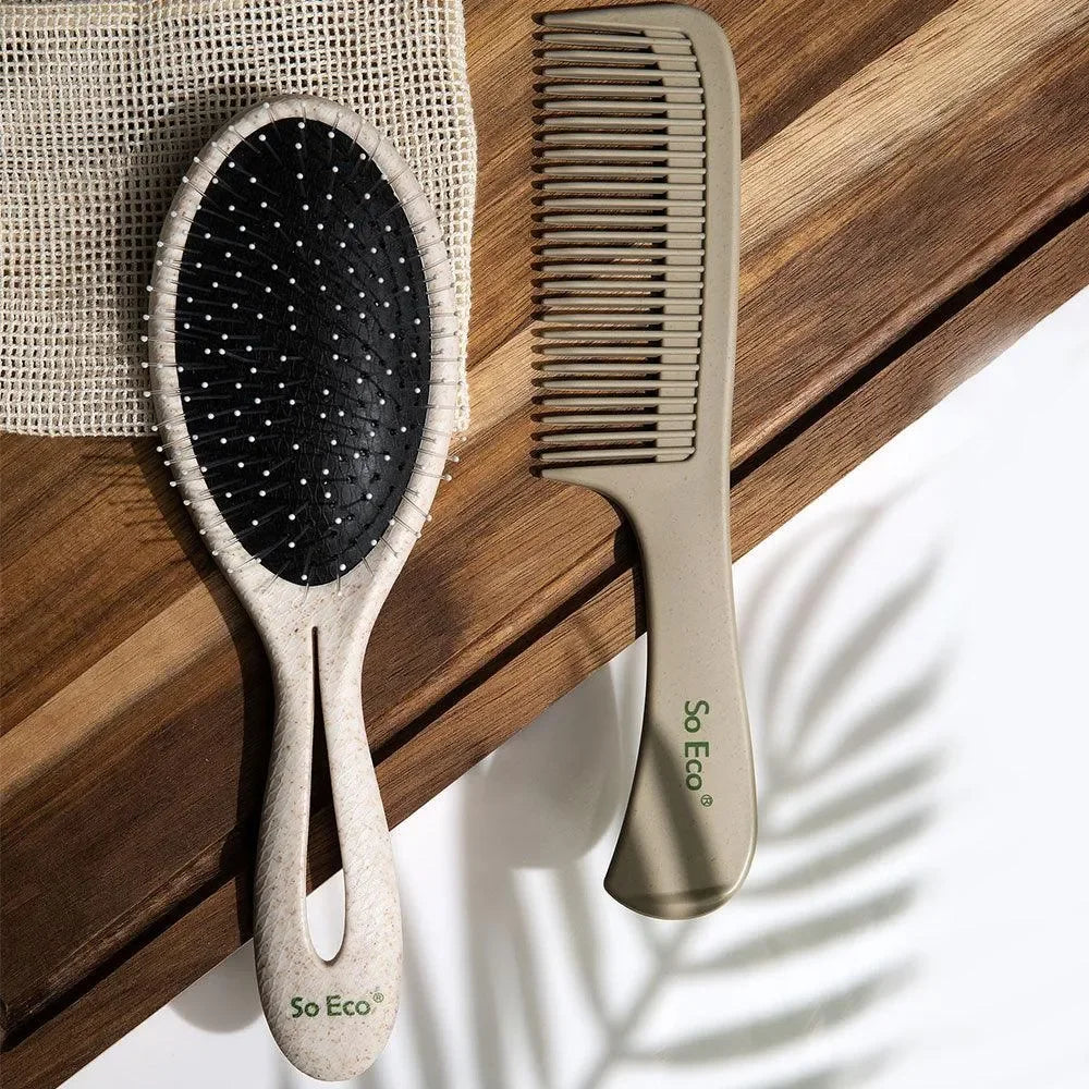 So-Eco - Biodegradable Detangling Hair Set - GOLDFARMACI