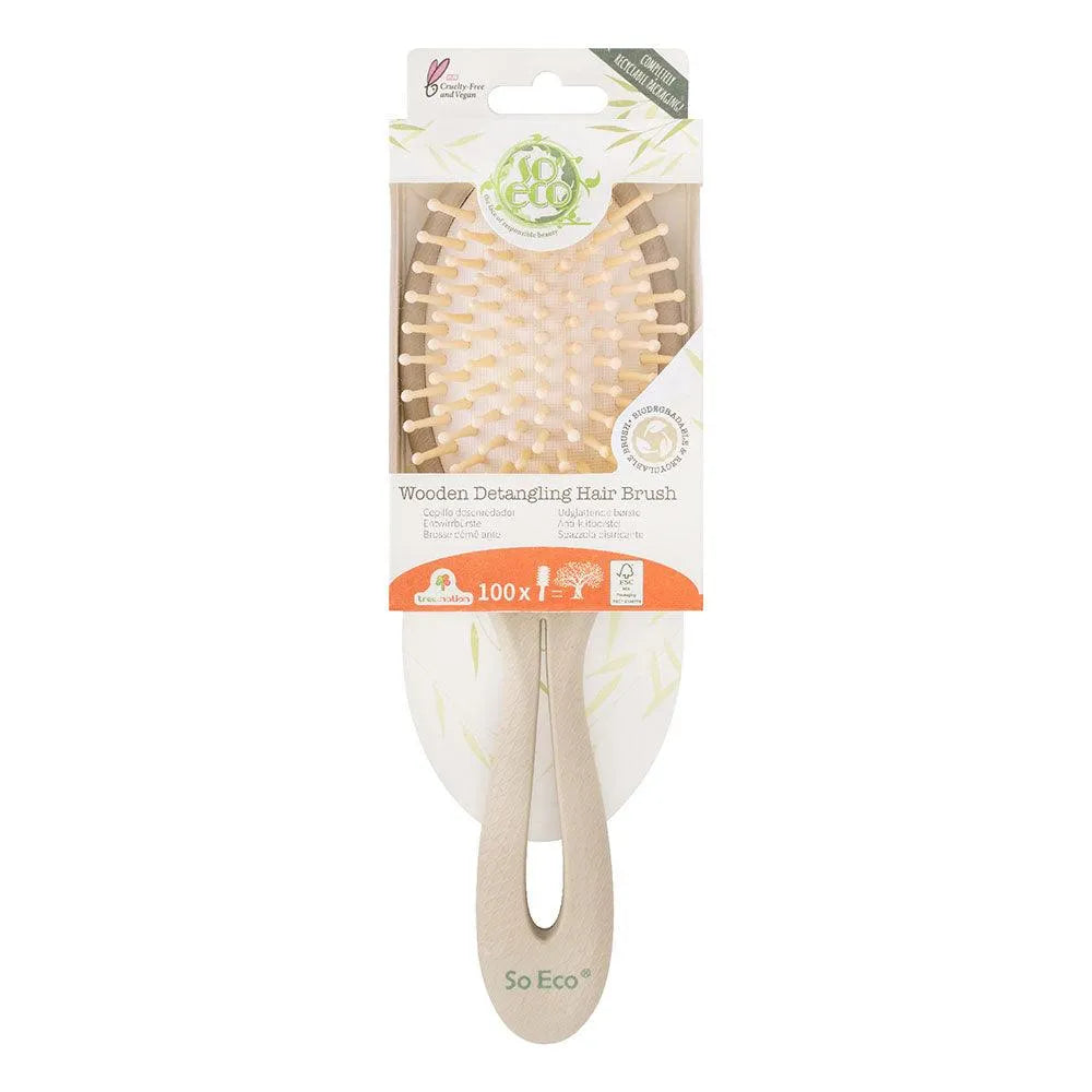 So-Eco - Biodegradable Gentle Detangling Brush - GOLDFARMACI