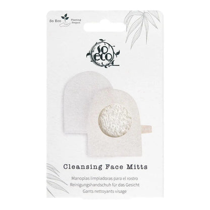 So-Eco - Cleansing Face Mitts 2 pcs - GOLDFARMACI