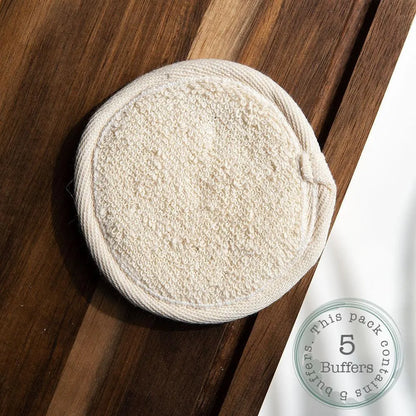 So-Eco - Gentle Facial Buffers – 5 Pack - GOLDFARMACI