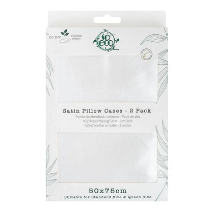So-Eco - Satin Pillow Case – Double Pack (50 cm x 75 cm ) - GOLDFARMACI