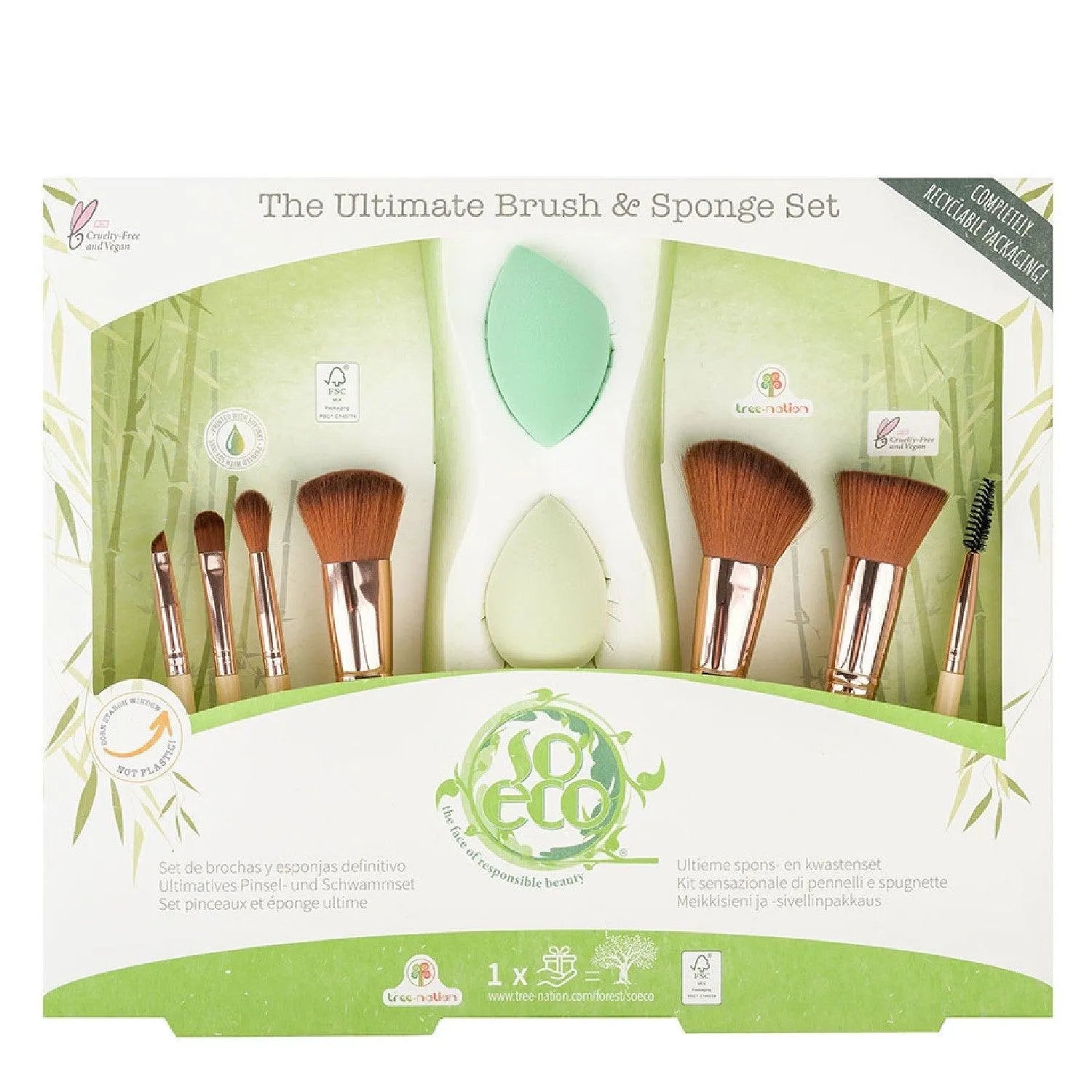 So-Eco - Ultimate Brush & Sponge Set - GOLDFARMACI