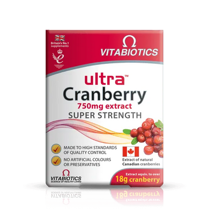 Vitabiotics - Ultra Cranberry 30Tabs - GOLDFARMACI