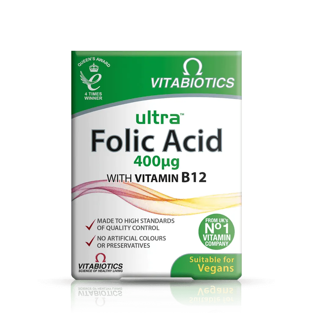 Vitabiotics - Ultra Folic Acid 60Tabs - GOLDFARMACI