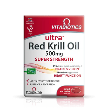 Vitabiotics - Ultra Red Krill Oil 30Tabs - GOLDFARMACI