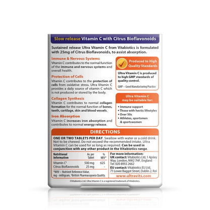 Vitabiotics - Ultra Vitamin C 60Tabs - GOLDFARMACI