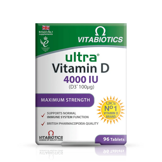 Vitabiotics - Ultra Vitamin D 4000IU 96Tabs - GOLDFARMACI