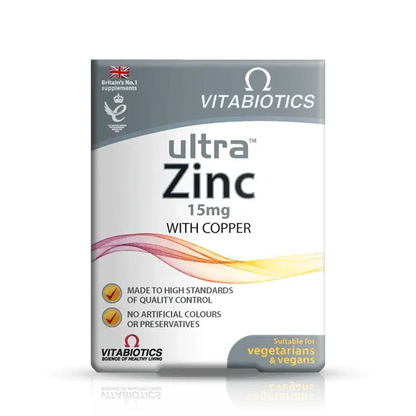 Vitabiotics - Ultra Zinc 60Tabs - GOLDFARMACI